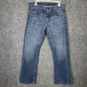 Levis 527 Jeans Boot Cut Whiskered Denim Blue Men 30